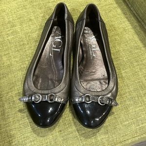 AGL Italian “Monika” leather ballet flats!